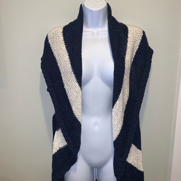 CAbi striped sweater cardigan - Picture 3 of 5